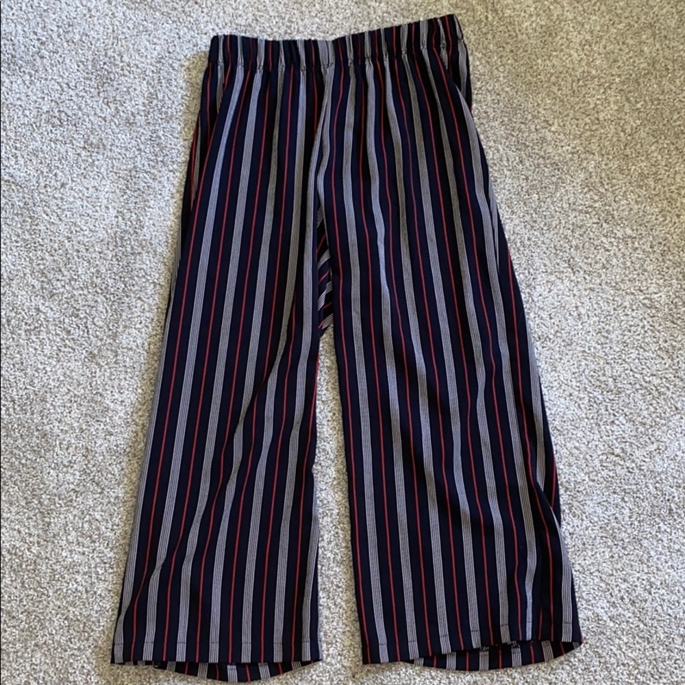 Striped capris